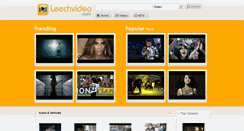 Desktop Screenshot of leechvideo.com