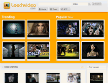 Tablet Screenshot of leechvideo.com